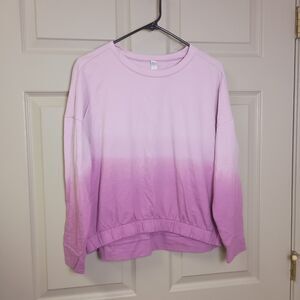 RBX Womens Pullover Sweatshirt Size Medium Colorblock Long Sleeve Crewneck